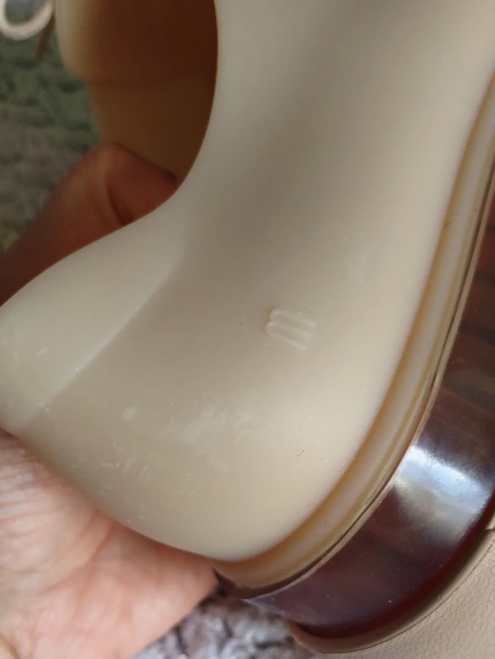Melissa 10 Platform Tan Jelly Loafer Vegan Shoes